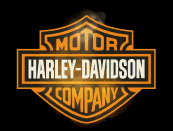 Animated clip art picture of Harley Davidson Logo gif