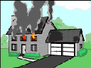 Animated House Fire