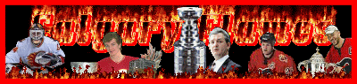 Animated moving clip art picture of Calgary Flames banner gif