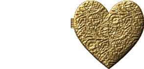 Animated picture of heart shaped locket