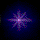 Animated pulsing star image in night sky