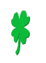 Animated shamrock comes and goes