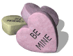 Animated be mine candy hearts