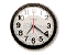 Animated wall clock with moving hands