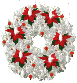 Animated Christmas wreath
