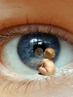 Animated Baby in the eye