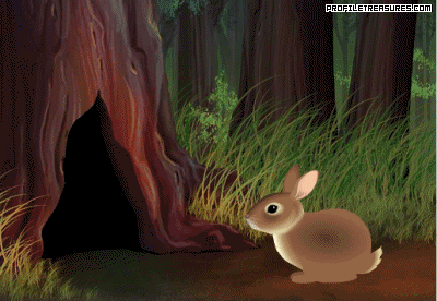 Animated Bunny Happy Easter Animation
