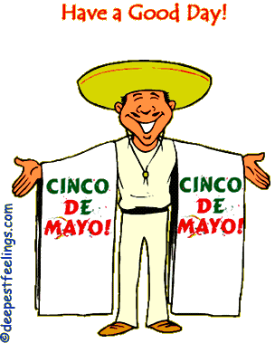 Have a good day Cinco de Mayo animated clip artimage