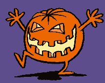Animated Jack o Lantern pumpkin dancing