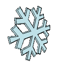 Snowflake clip art spinning around