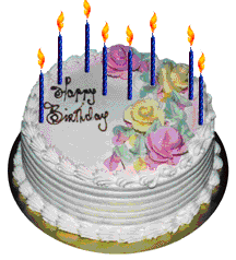 Fancy Birthday Cakes on Birthday Cake Animations With Candles Burning To Make A Birthday Wish