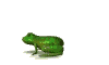 Frogs, pollywogs, toads, tadpoles and green creature clip art gif