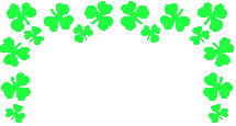St. Patrick's Day animated gif with clover