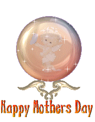 Happy Mothers Day sparkling globe gif animation