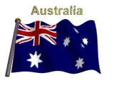 Moving-picture-Australia-flag-flapping-o