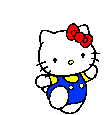 Moving picture Hello Kitty animated gif