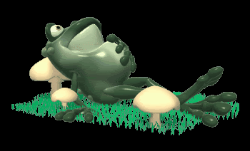 Moving picture frog in the grass waiting for that perfect bug animated gif