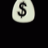Moving picture jumping money bag gif animation