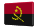 Rotating Angola flag button spinning animation