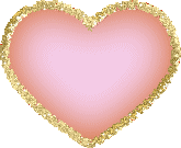Pink sparkly heart animation