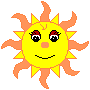 Sun smiling animated gif