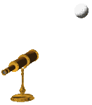 Telescope swings up and points toward the moon