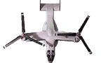 Vertical take off and landing craft animation VTOL