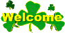Welcome in clover animated gif