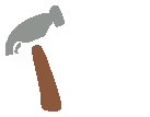Animated hammer hammering