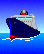 Animated cruise ship icon