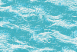 Churning flowing blue water animated gif