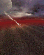 Crazy dangerous lightning animation
