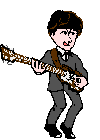 Animated guitar player clip art image