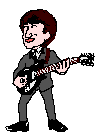 Animated guitar player clip art image