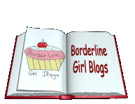 Animated book page turning avatar for "Borderline Girl Blogs"