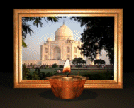 The best candle animation I have seen very realistic with flickering on the painting adding to it's visual appeal 