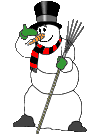 Frosty The Snowman animation waving to you