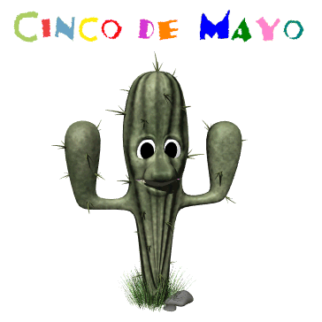 Happy Cinco de Mayo from a sticky cactus friend