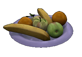Speaking of visual appeal, this still life spinning animation looks good enough to eat with the exception of the bruise on the apple, eat around that