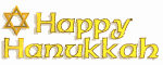 Happy Hanukkah banner animation