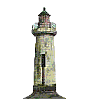 Old stone lighthouse animation