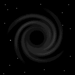 moving animated swirling space black hole gif
