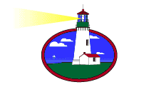 Lighthouse searchlight searching animation