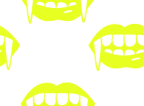 Vampire teeth gif animation for background tiling