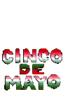 Bouncing animated Cinco de Mayo clip art banner