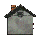 Small Icon picture of little house spinning around