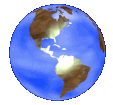 animated earth spinning
